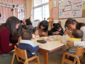 10月の離乳食教室の様子